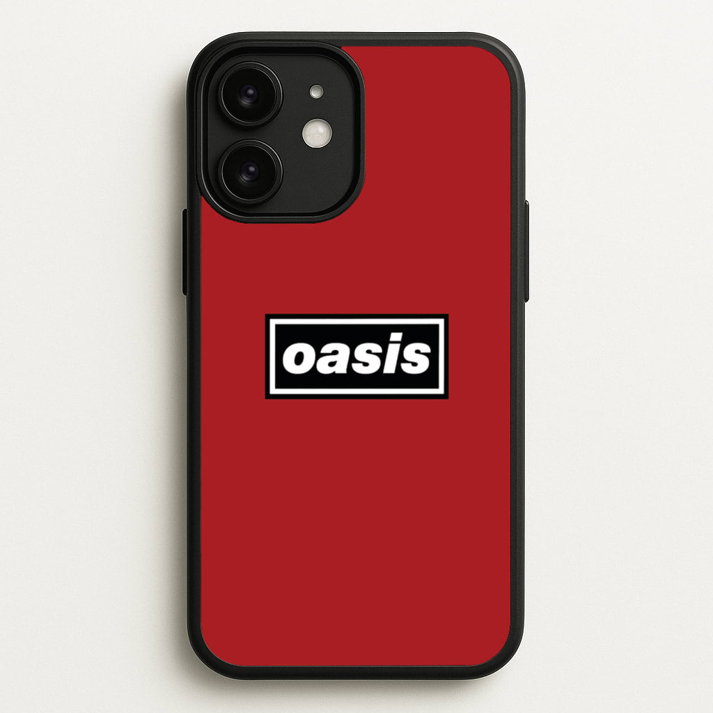 Band Name Red - Oasis Phone Case for iPhone 11