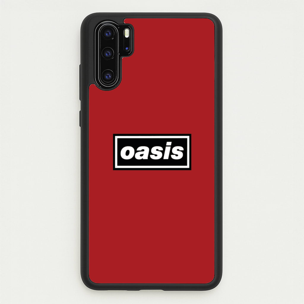 Band Name Red - Oasis Phone Case for Huawei P30 Pro