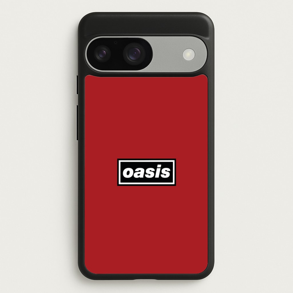 Band Name Red - Oasis Phone Case for Google Pixel 9 / 9 Pro