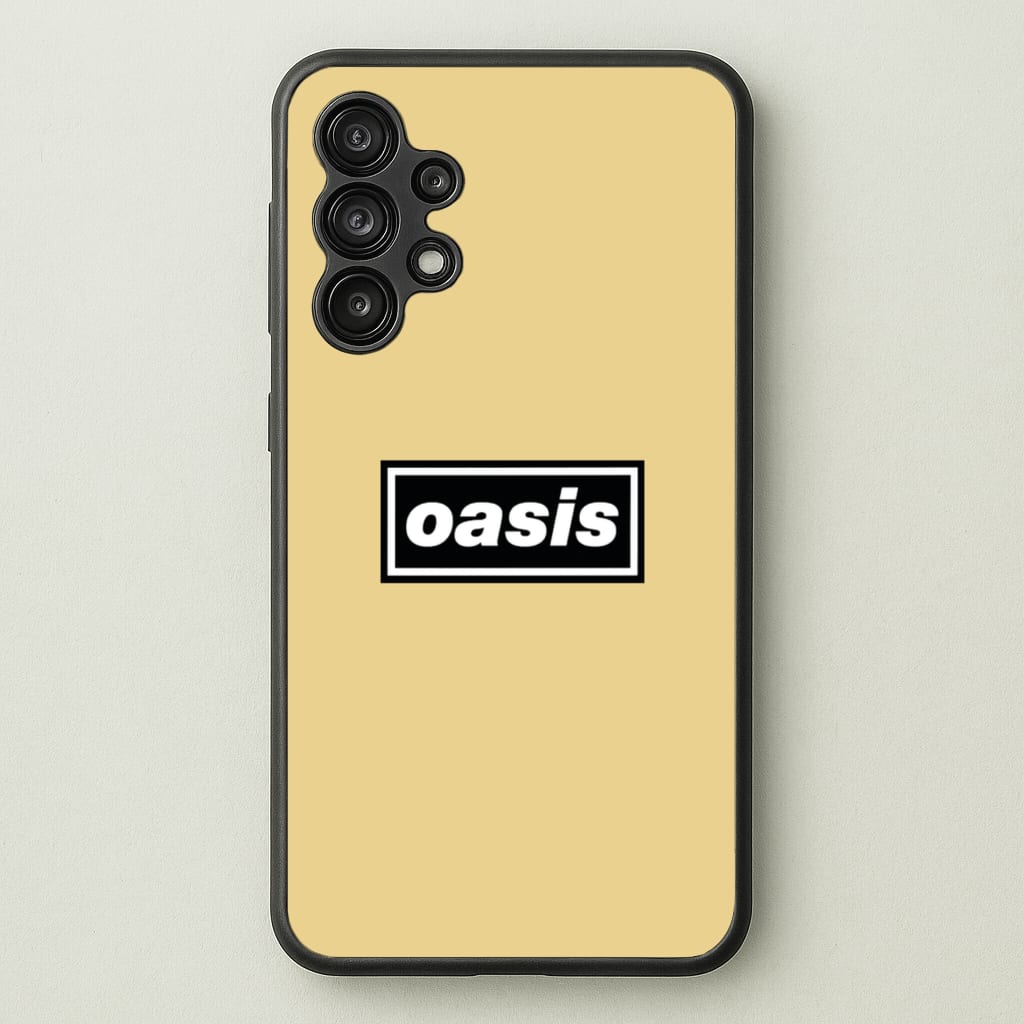 Band Name Yellow - Oasis Phone Case for Galaxy A13
