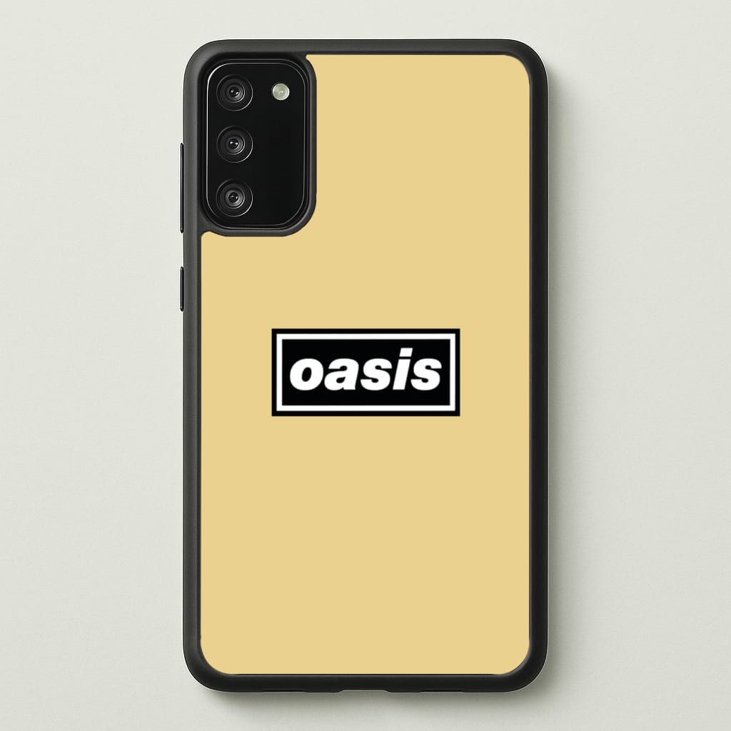 Band Name Yellow - Oasis Phone Case for Galaxy S20FE