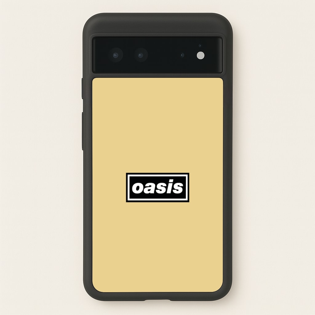 Band Name Yellow - Oasis Phone Case for Google Pixel 6