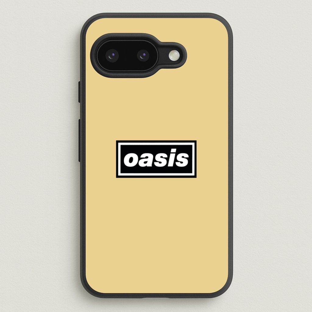 Band Name Yellow - Oasis Phone Case for Google Pixel 9a