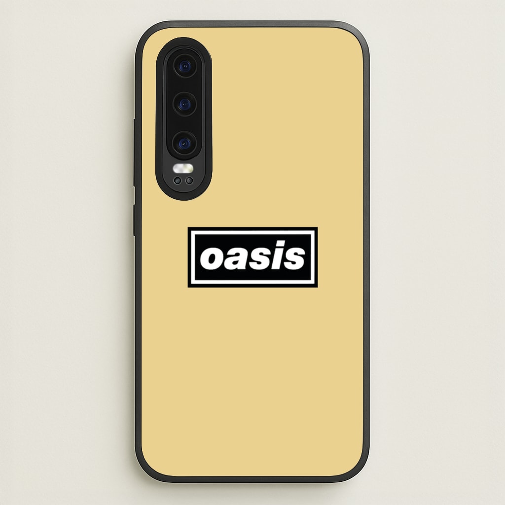 Band Name Yellow - Oasis Phone Case for Huawei P30