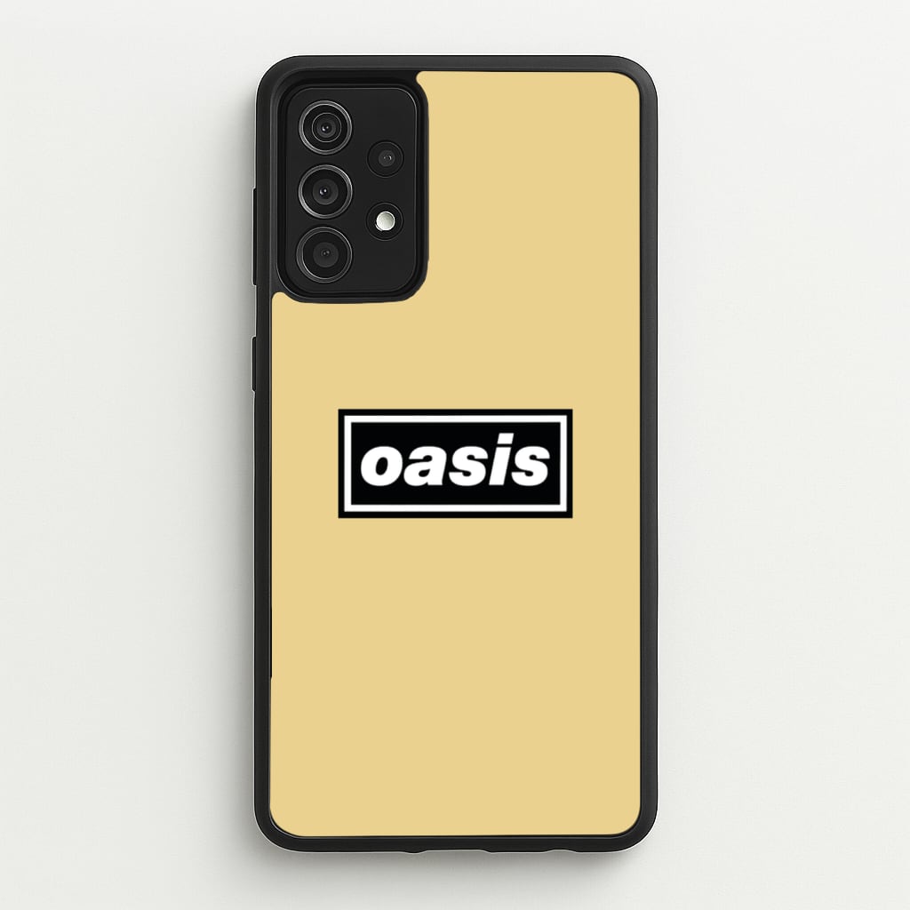 Band Name Yellow - Oasis Phone Case for Galaxy A52 / A52s