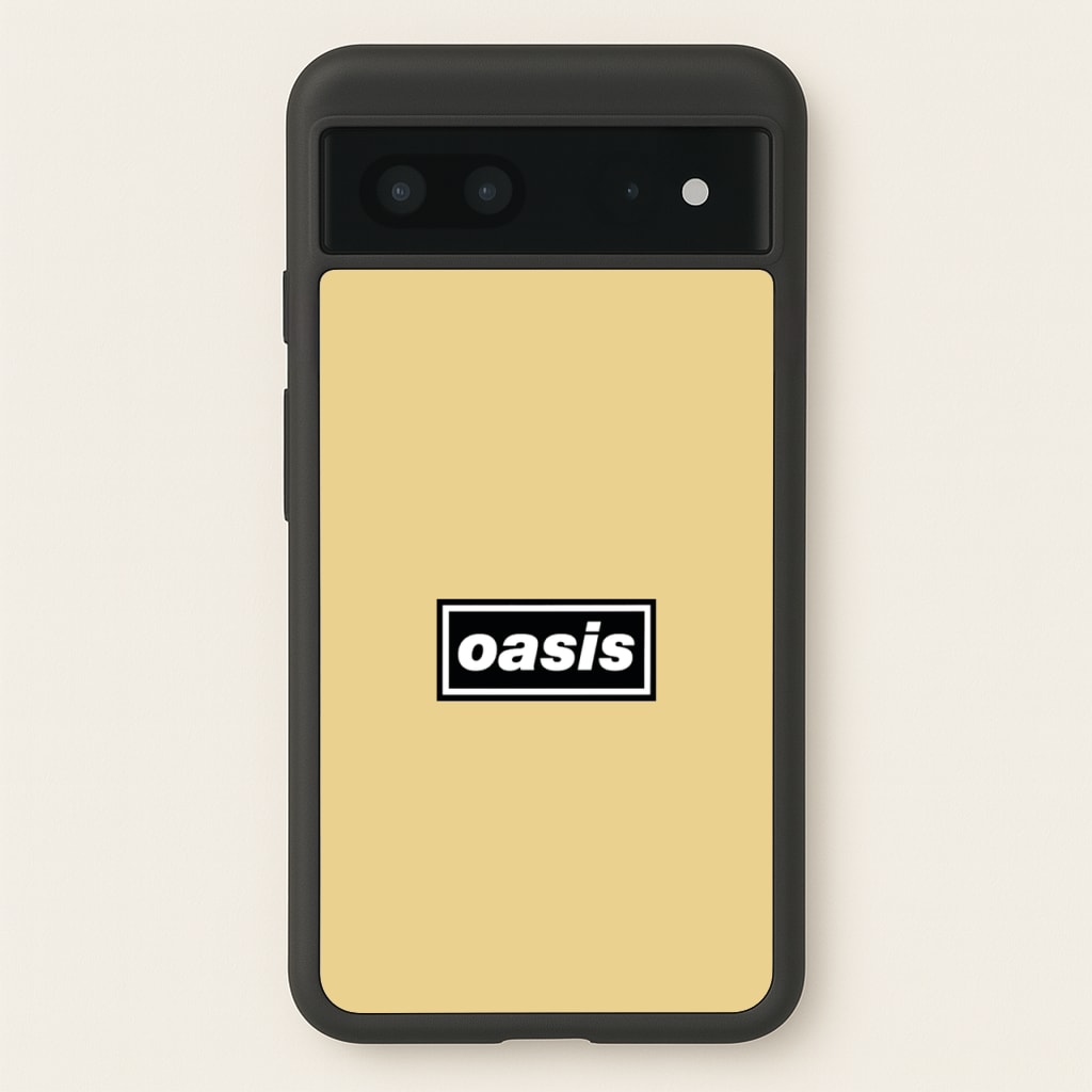 Band Name Yellow - Oasis Phone Case for Google Pixel 7