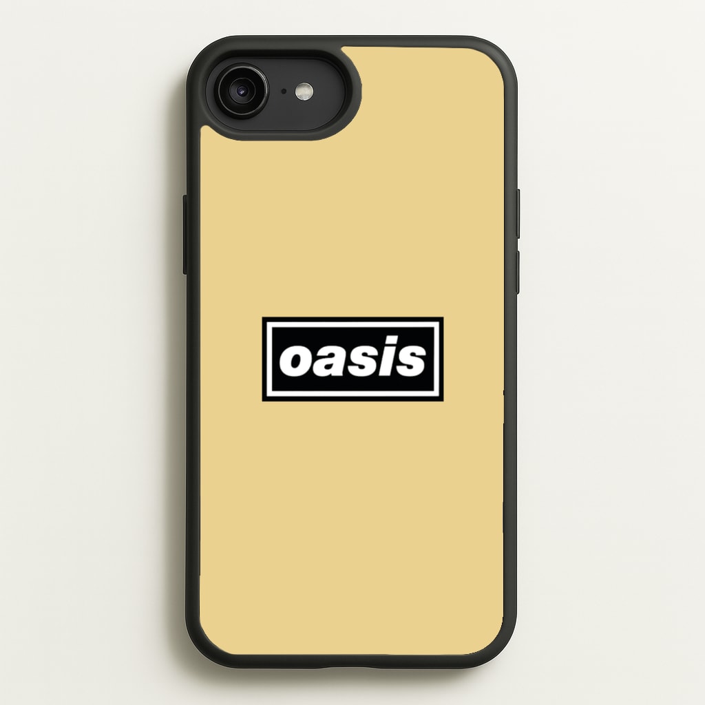 Band Name Yellow - Oasis Phone Case for iPhone 6 Plus / 7 Plus / 8 Plus