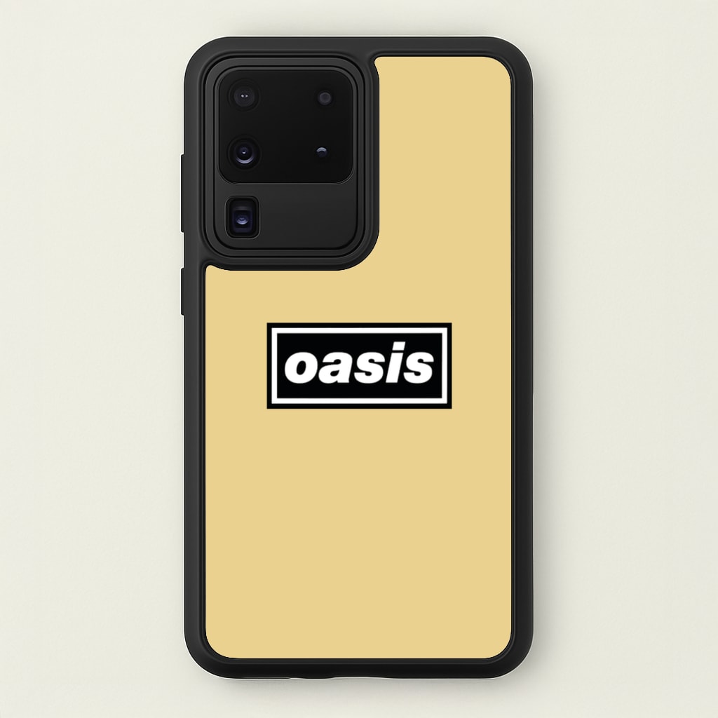 Band Name Yellow - Oasis Phone Case for Galaxy S20 Ultra
