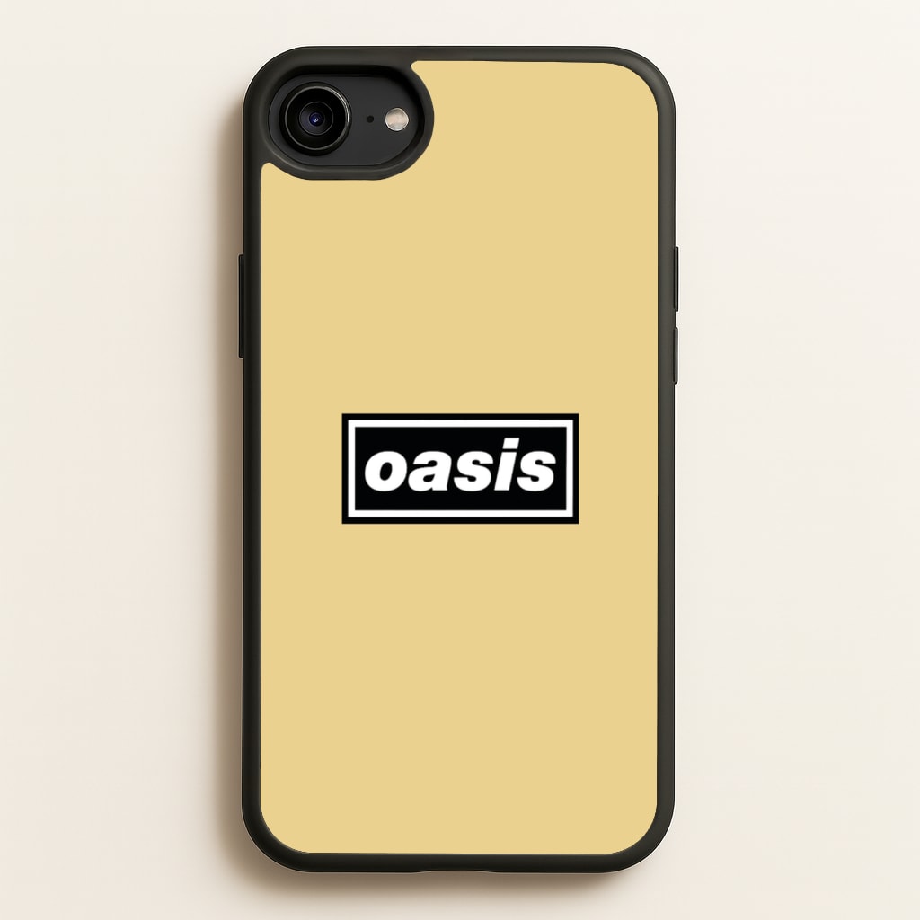 Band Name Yellow - Oasis Phone Case for iPhone 6 / 7 / 8 / SE