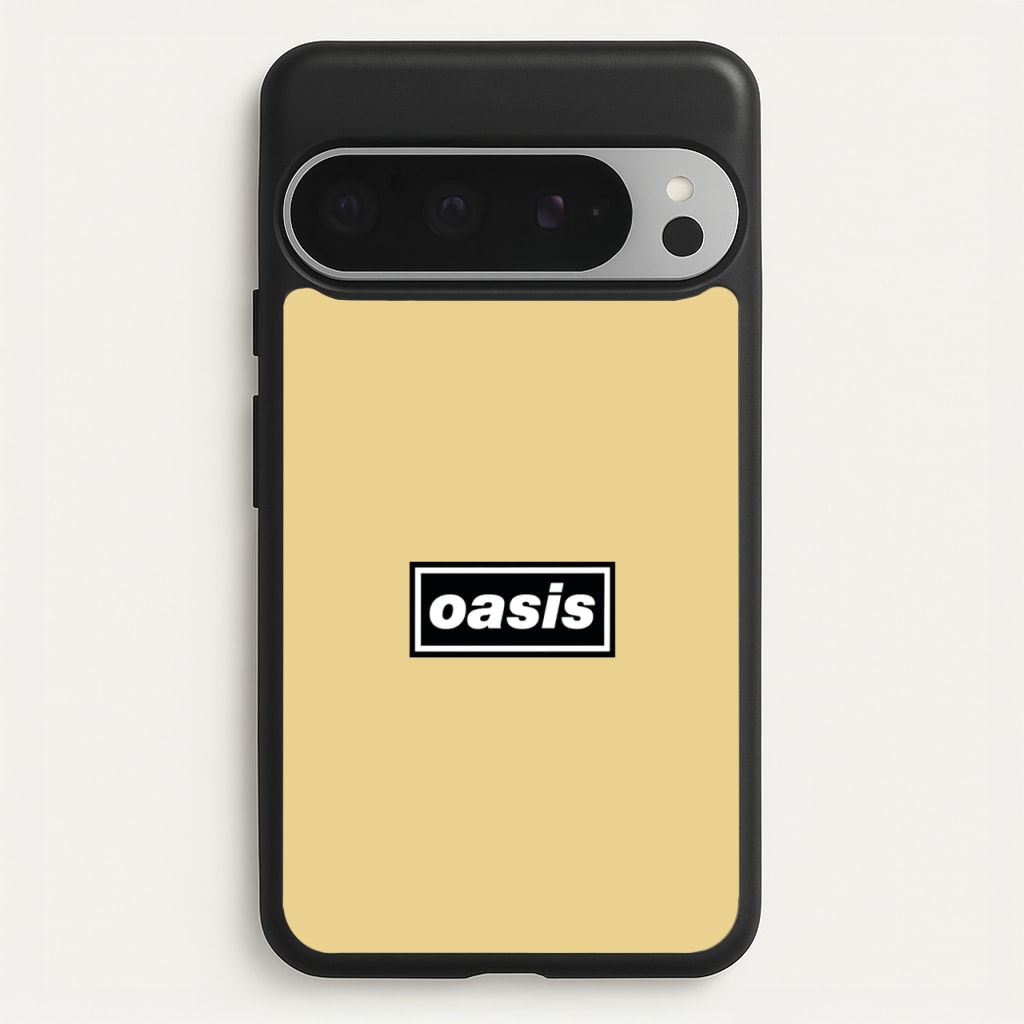 Band Name Yellow - Oasis Phone Case for Google Pixel 9 Pro XL