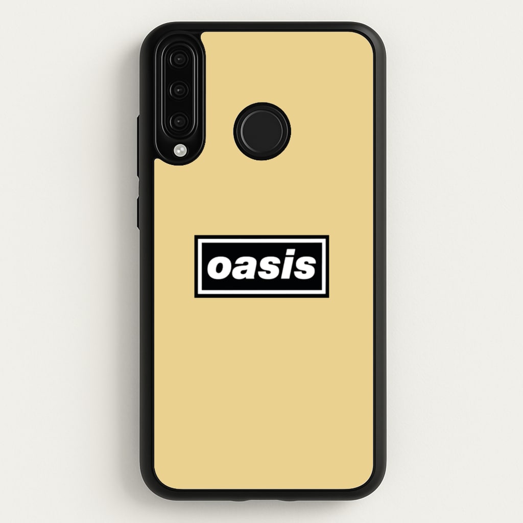 Band Name Yellow - Oasis Phone Case for Huawei P30 Lite