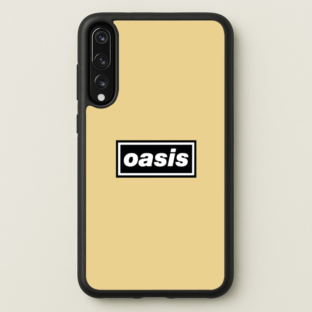 Band Name Yellow - Oasis Phone Case for Huawei P20 Pro