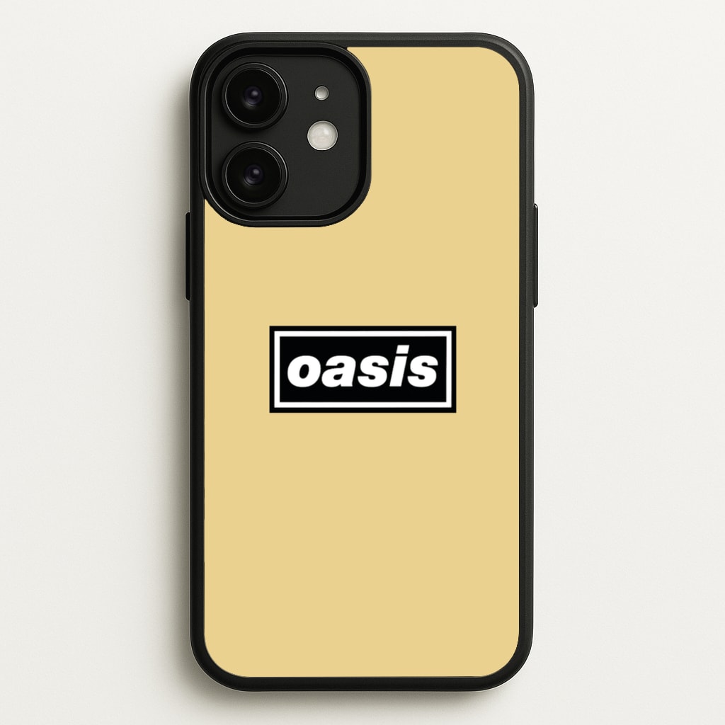 Band Name Yellow - Oasis Phone Case for iPhone 11