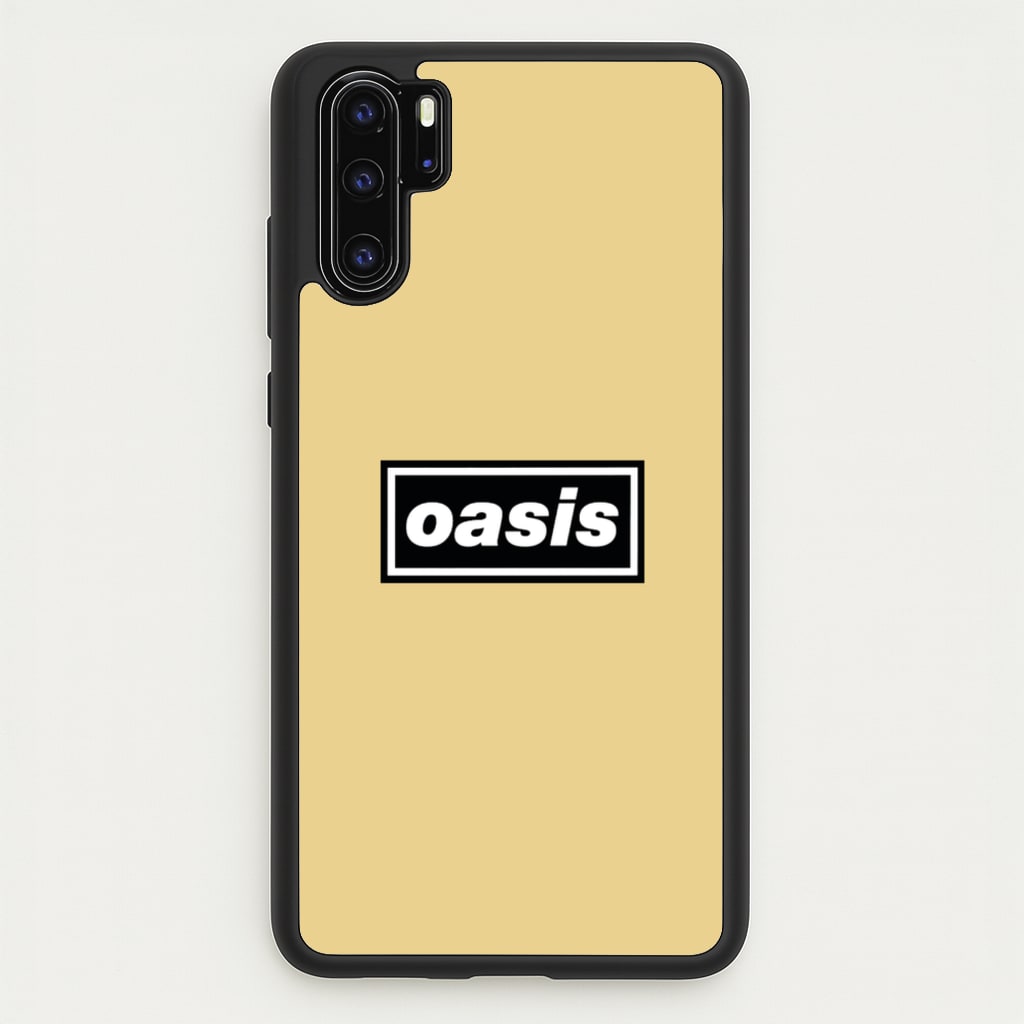 Band Name Yellow - Oasis Phone Case for Huawei P30 Pro