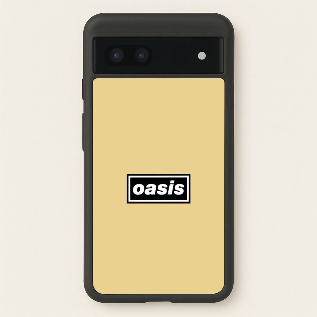 Band Name Yellow - Oasis Phone Case for Google Pixel 7a