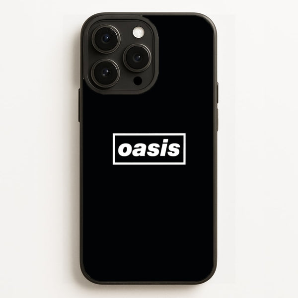 Band Name Black - Oasis Phone Case for iPhone 16 Pro Max