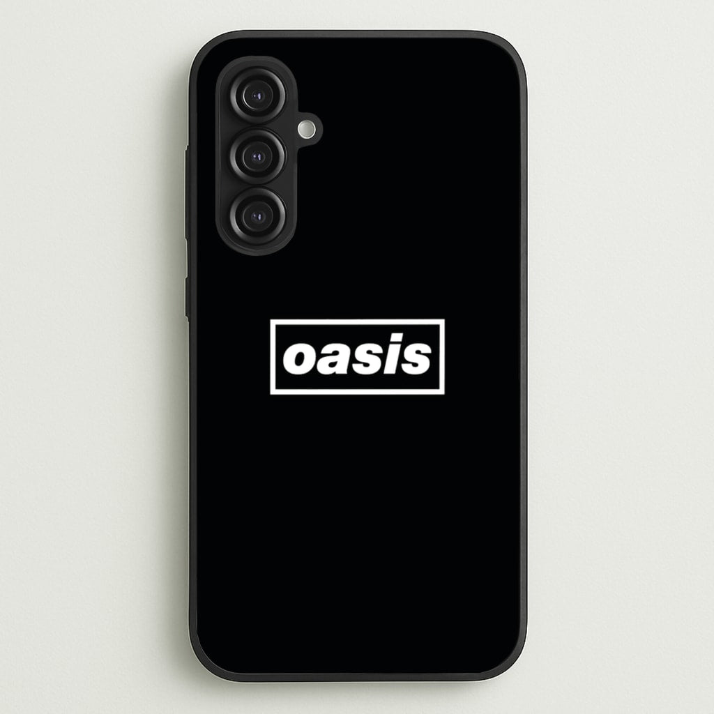Band Name Black - Oasis Phone Case for Galaxy S23FE