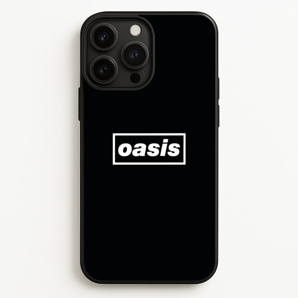 Band Name Black - Oasis Phone Case for iPhone 13 Pro Max