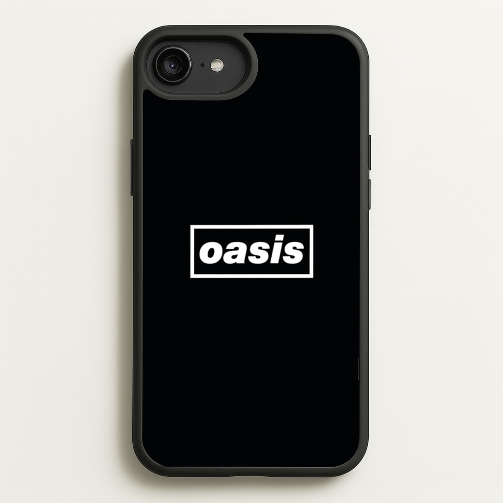 Band Name Black - Oasis Phone Case for iPhone 6 Plus / 7 Plus / 8 Plus