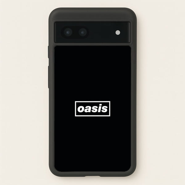 Band Name Black - Oasis Phone Case for Google Pixel 7a
