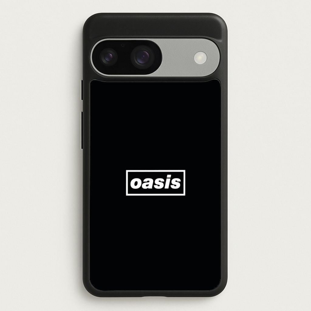 Band Name Black - Oasis Phone Case for Google Pixel 9 / 9 Pro