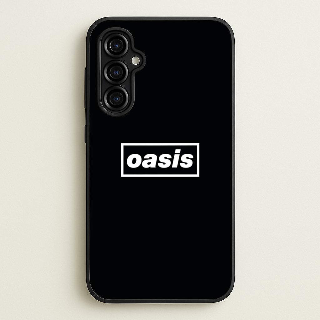 Band Name Black - Oasis Phone Case for Galaxy A54