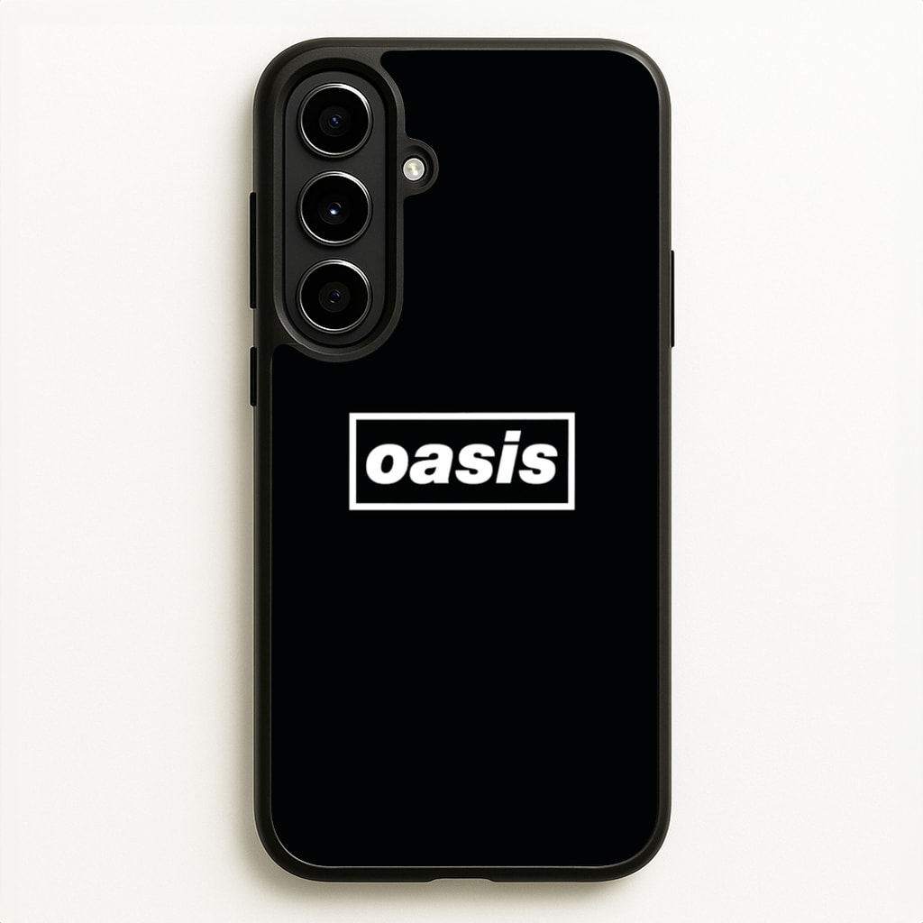 Band Name Black - Oasis Phone Case for Galaxy A56