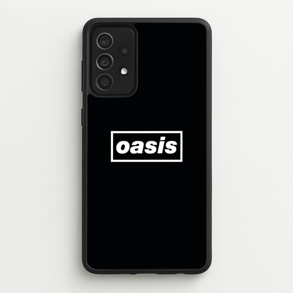 Band Name Black - Oasis Phone Case for Galaxy A52 / A52s
