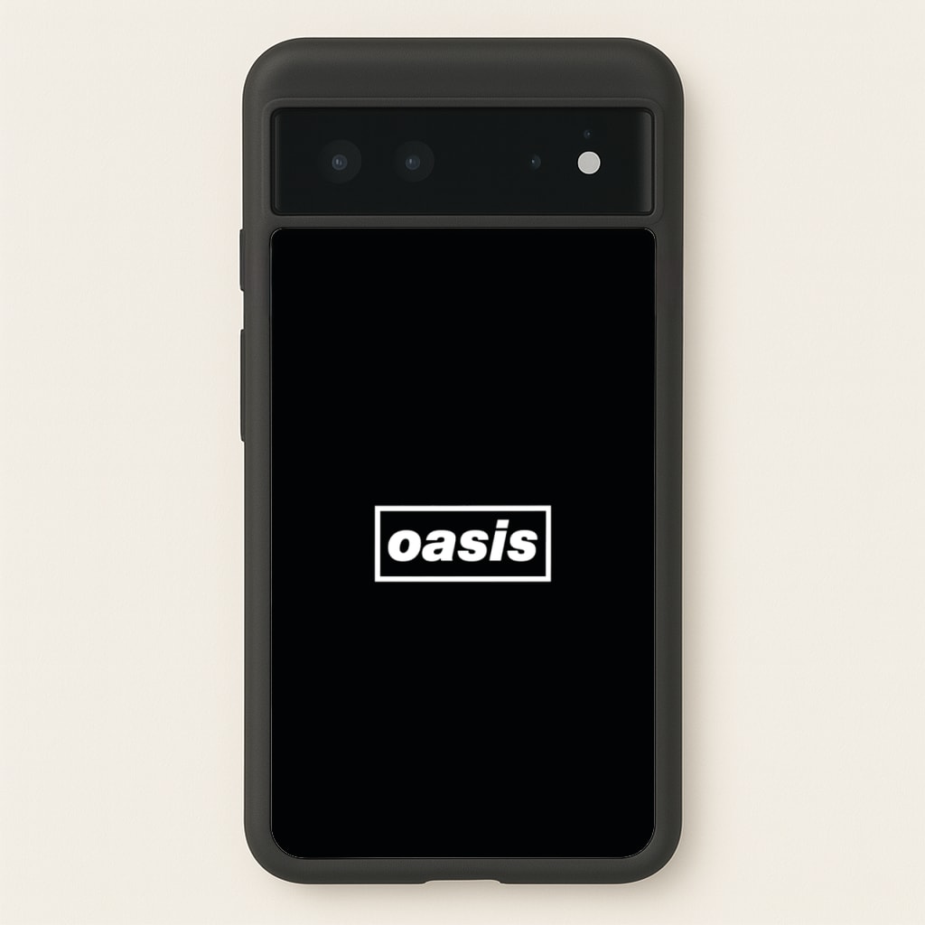 Band Name Black - Oasis Phone Case for Google Pixel 6