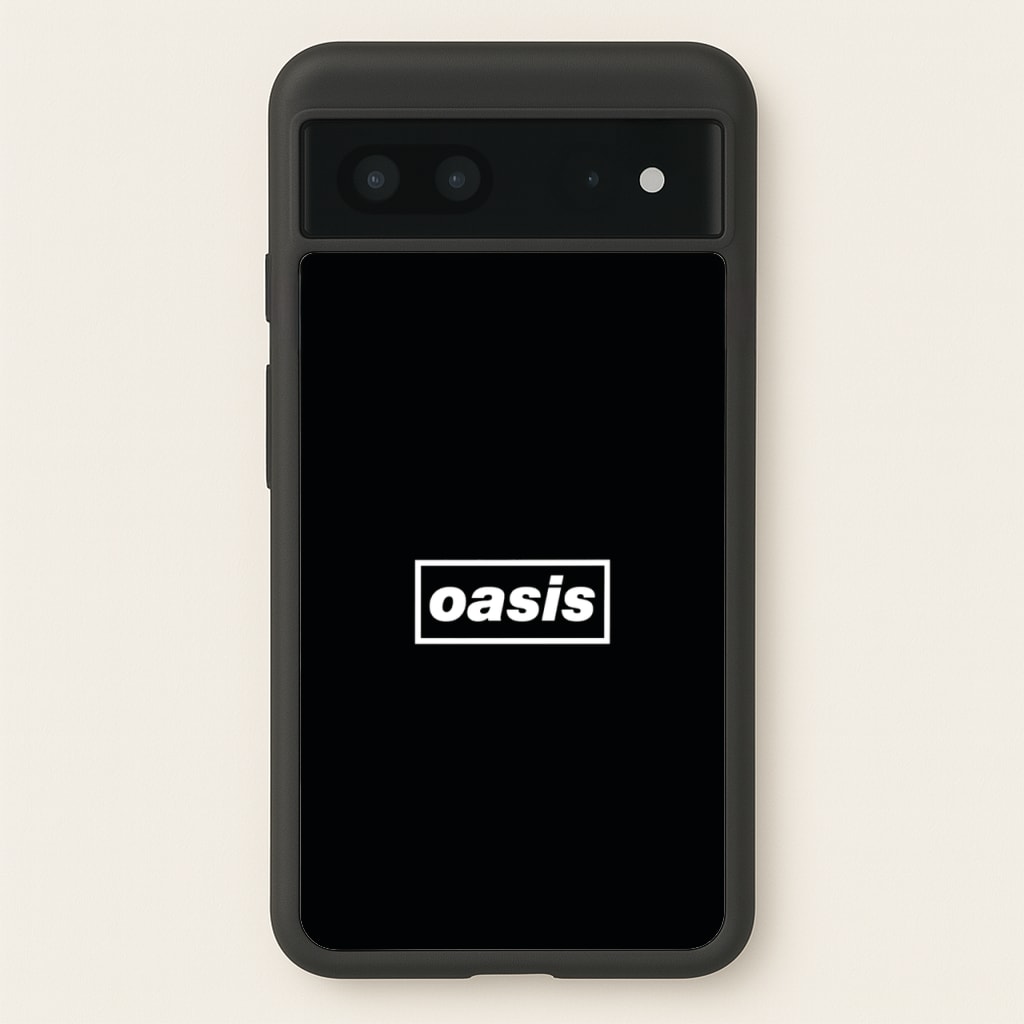 Band Name Black - Oasis Phone Case for Google Pixel 7
