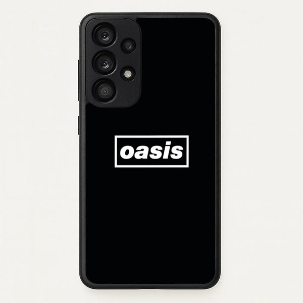 Band Name Black - Oasis Phone Case for Galaxy A53