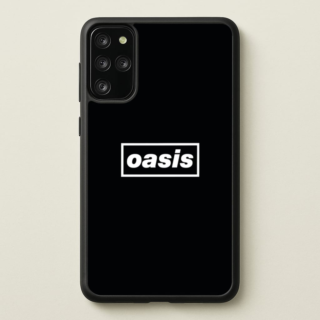 Band Name Black - Oasis Phone Case for Galaxy S20 Plus
