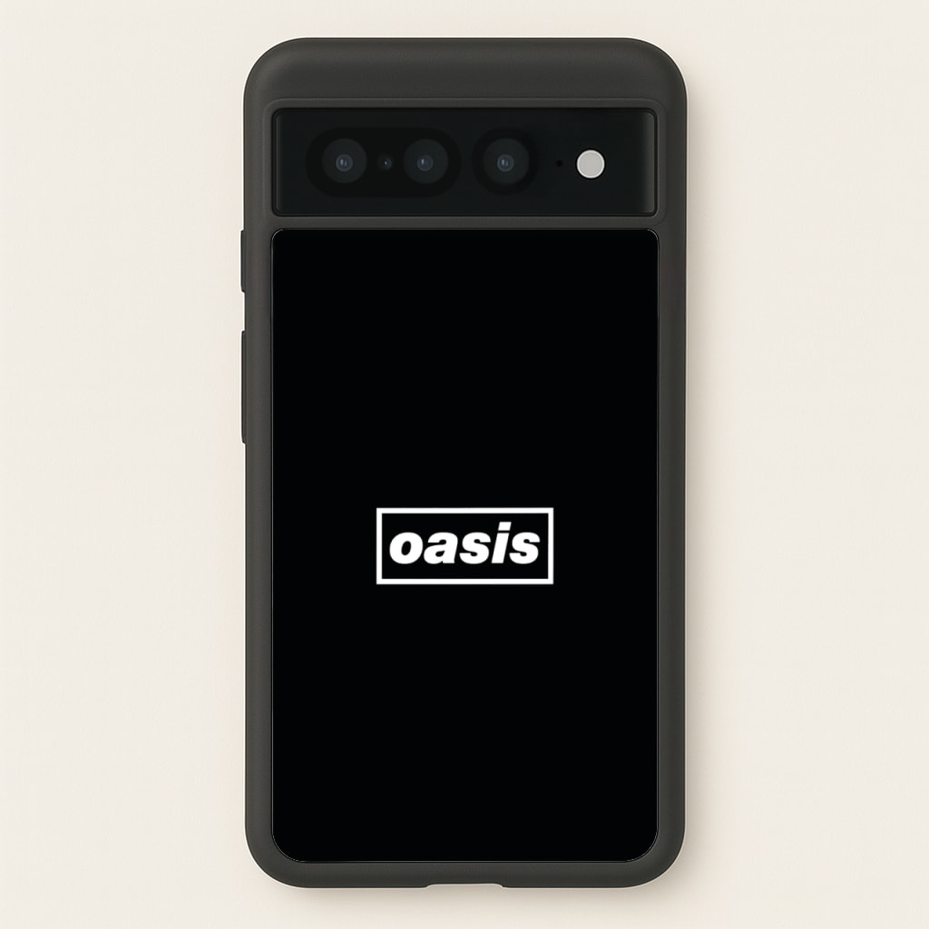 Band Name Black - Oasis Phone Case for Google Pixel 7 Pro