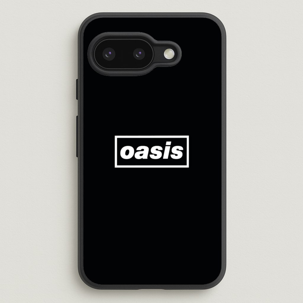 Band Name Black - Oasis Phone Case for Google Pixel 9a