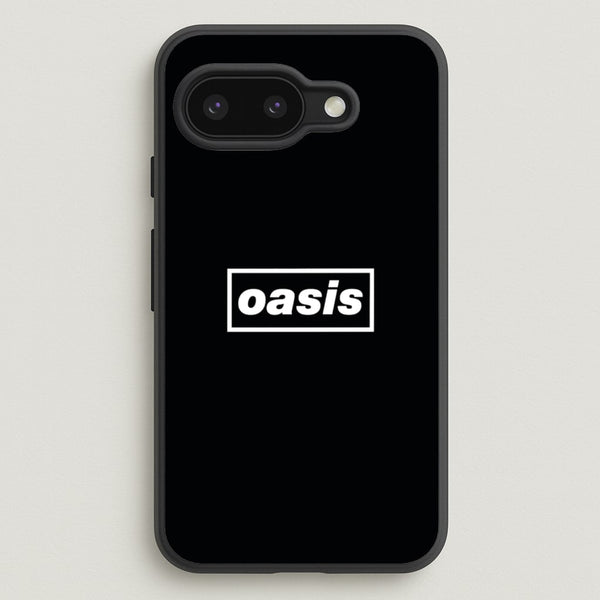 Band Name Black - Oasis Phone Case for Google Pixel 9a