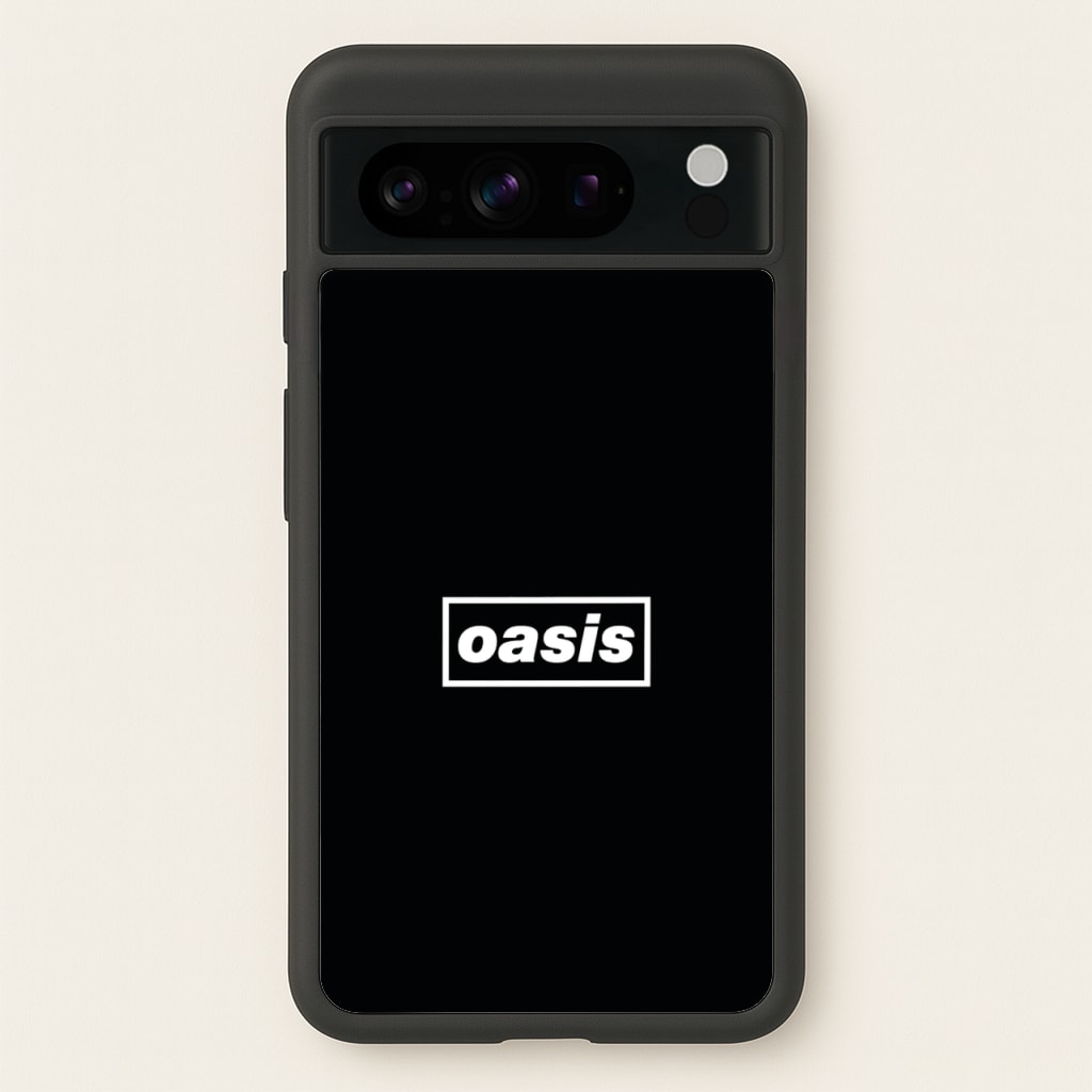 Band Name Black - Oasis Phone Case for Google Pixel 8 Pro
