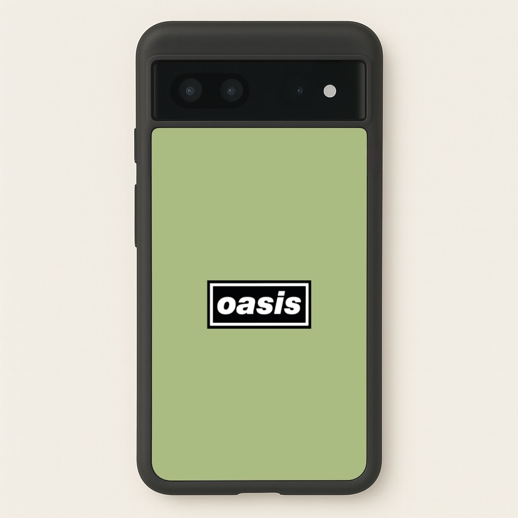 Band Name Green - Oasis Phone Case for Google Pixel 7