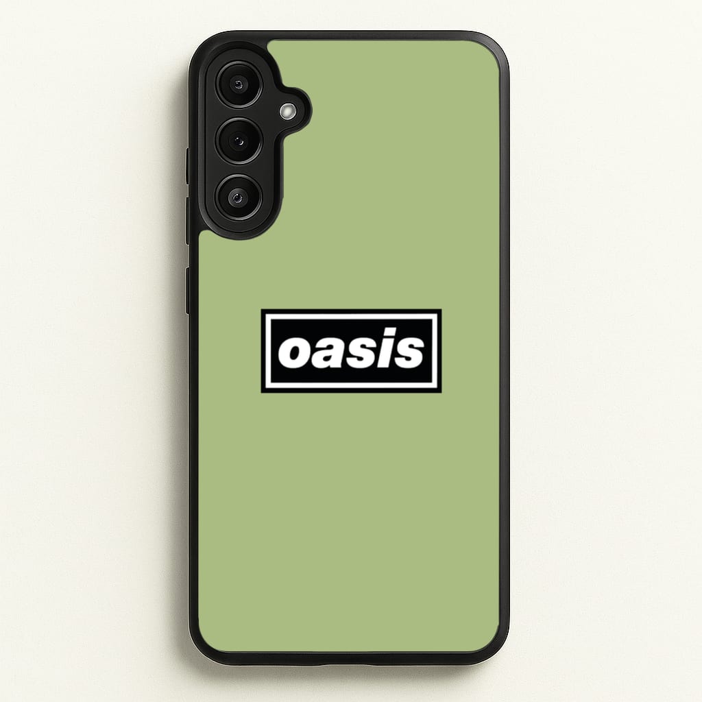 Band Name Green - Oasis Phone Case for Galaxy A34