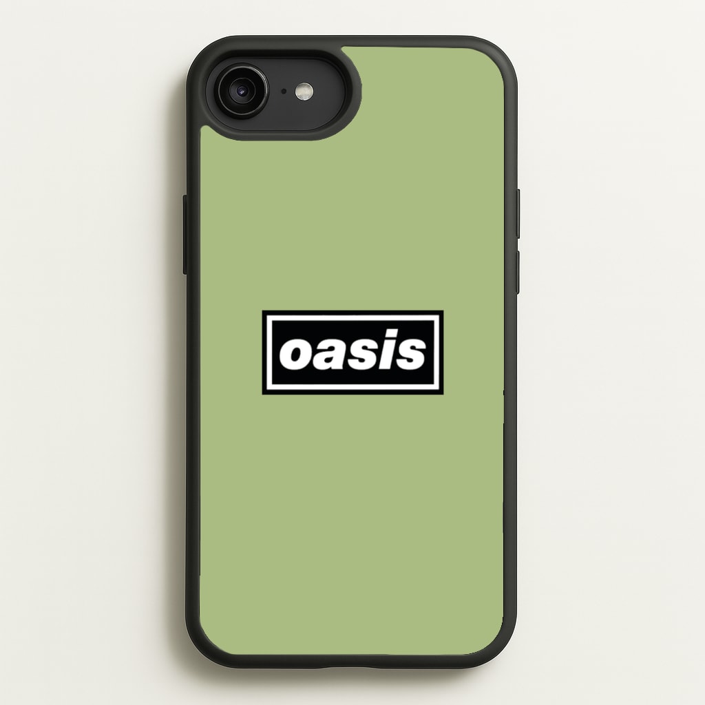Band Name Green - Oasis Phone Case for iPhone 6 Plus / 7 Plus / 8 Plus