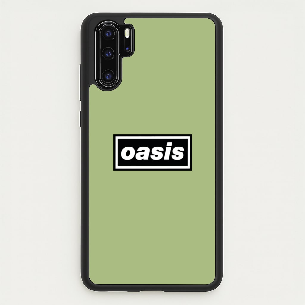 Band Name Green - Oasis Phone Case for Huawei P30 Pro