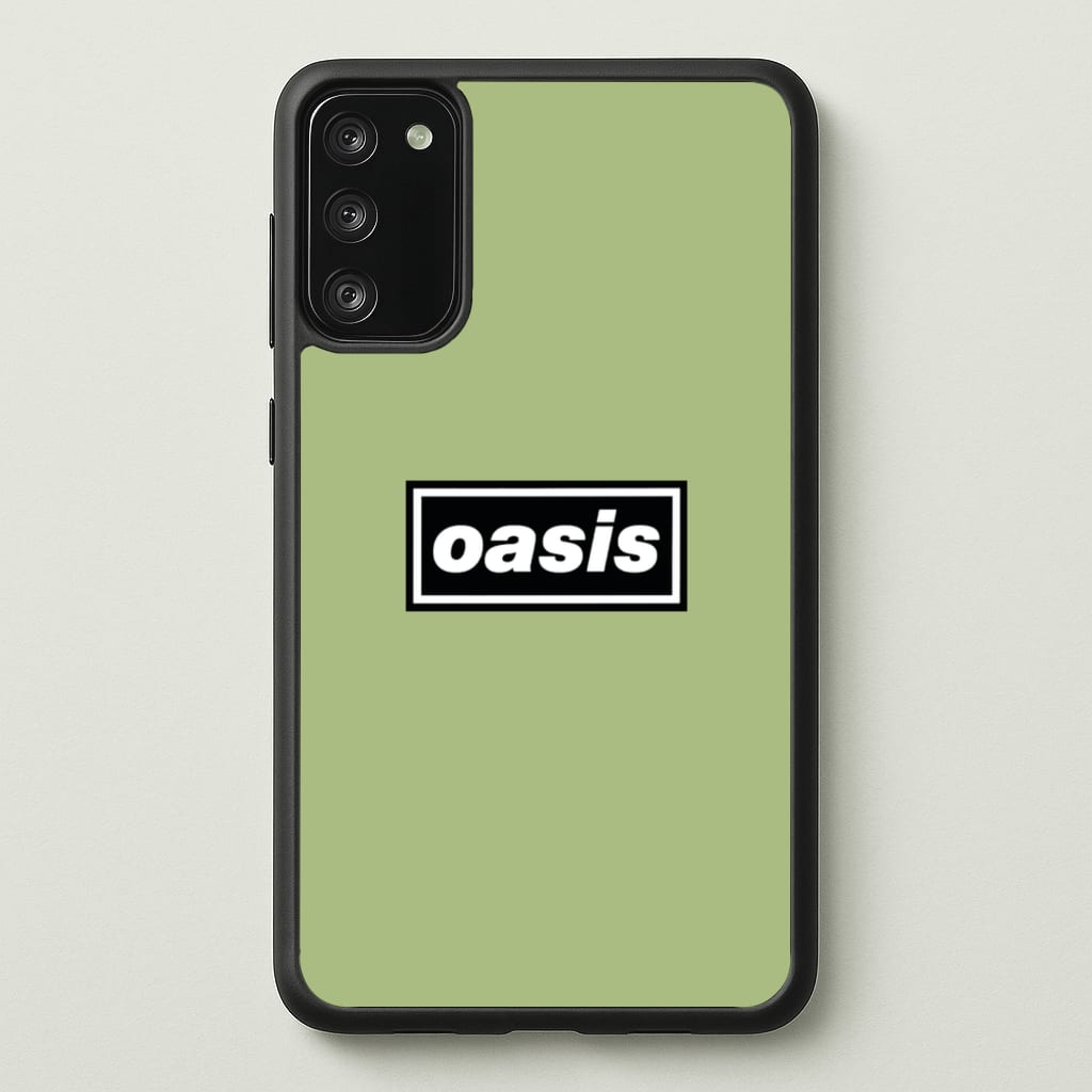 Band Name Green - Oasis Phone Case for Galaxy A41