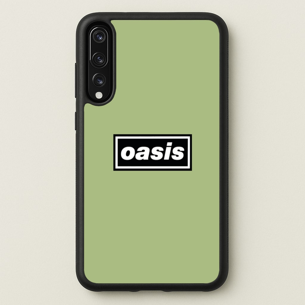 Band Name Green - Oasis Phone Case for Huawei P20 Pro