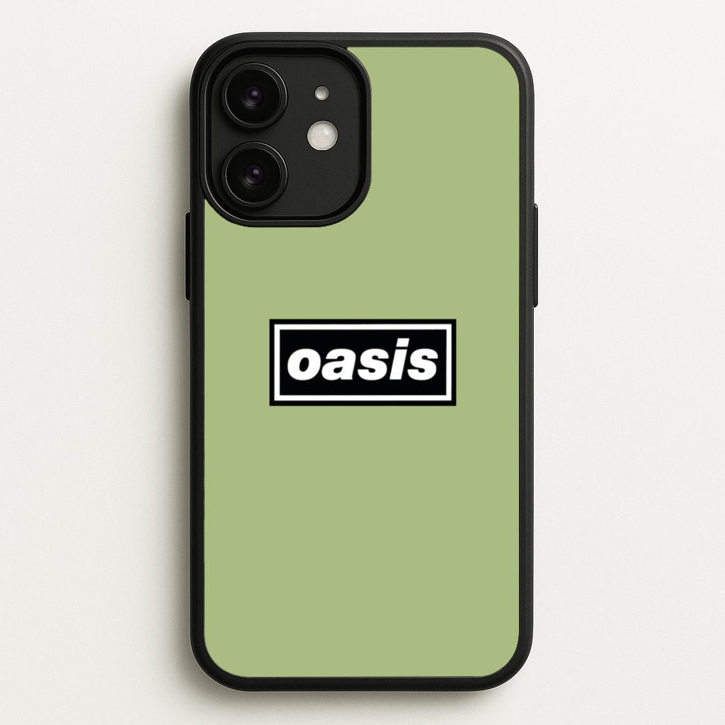 Band Name Green - Oasis Phone Case for iPhone 11