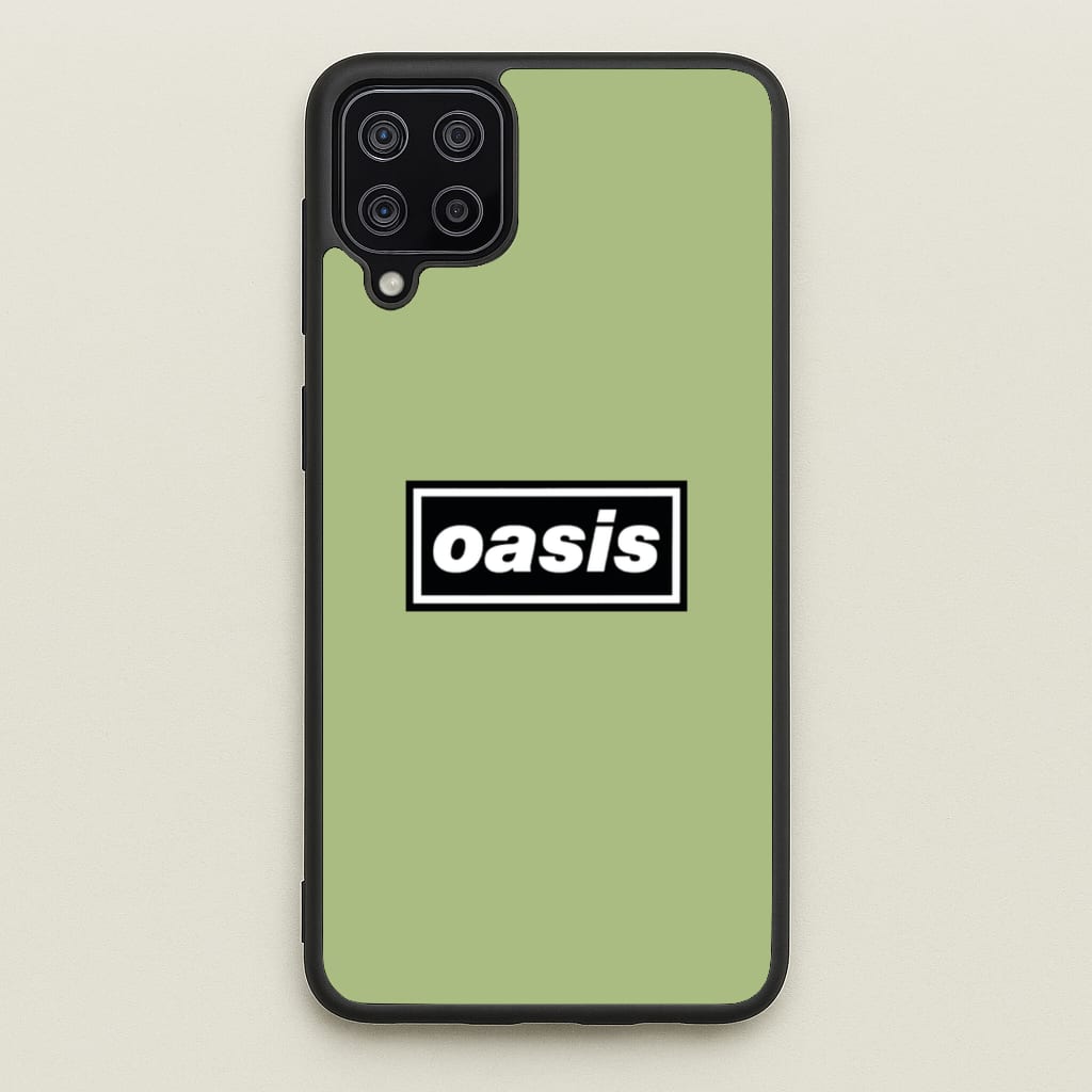 Band Name Green - Oasis Phone Case for Galaxy A12
