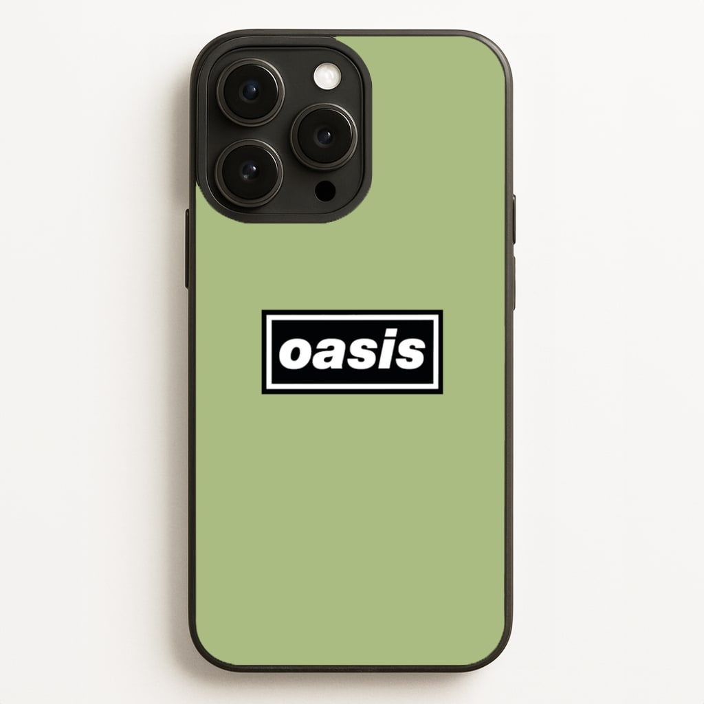 Band Name Green - Oasis Phone Case for iPhone 12 Pro Max