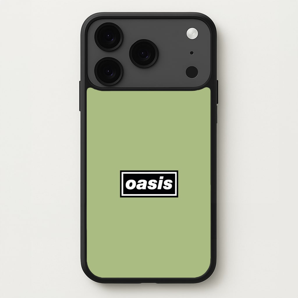 Band Name Green Phone Case for iPhone 17 Pro Max