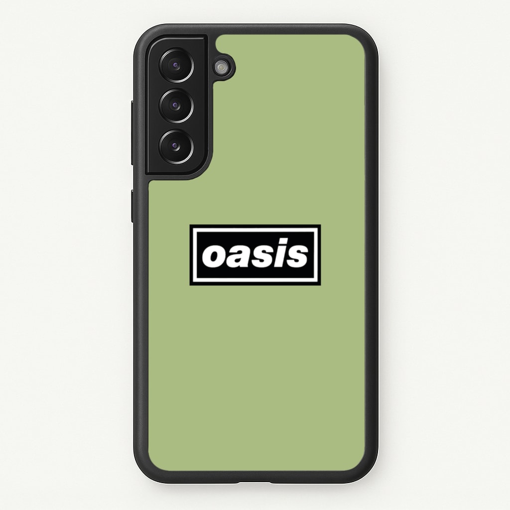 Band Name Green - Oasis Phone Case for Galaxy S22