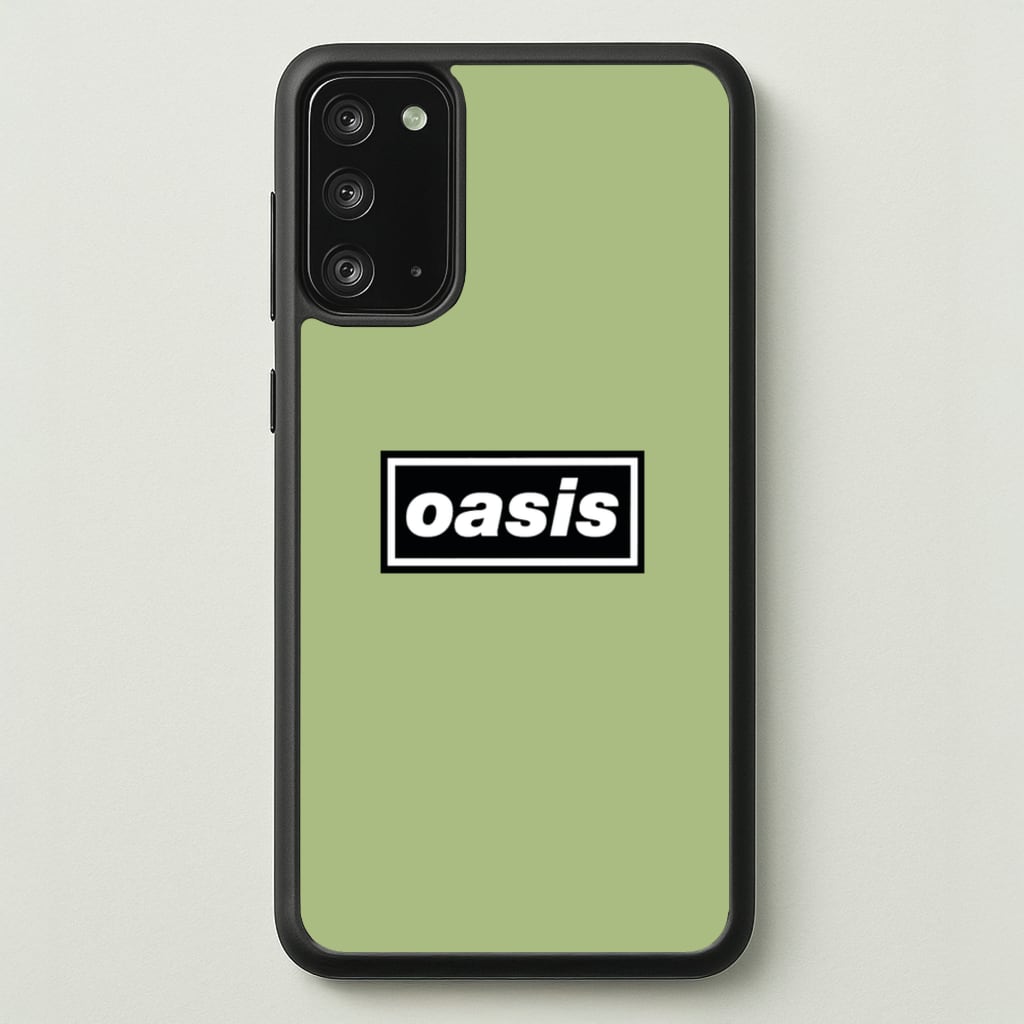 Band Name Green - Oasis Phone Case for Galaxy Note 20