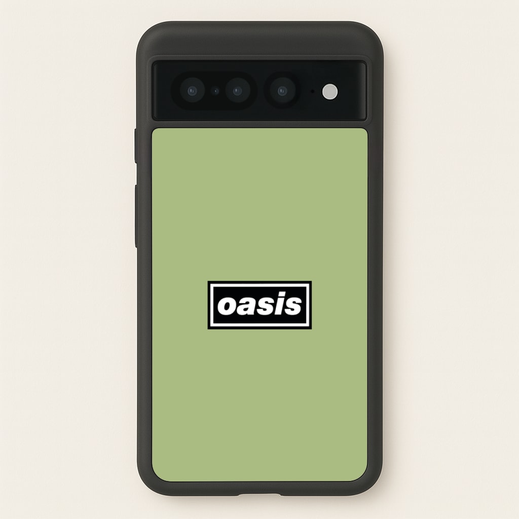 Band Name Green - Oasis Phone Case for Google Pixel 7 Pro