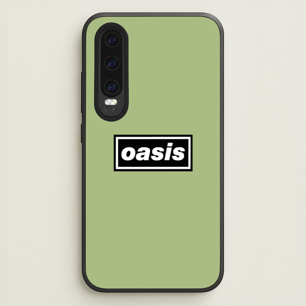 Band Name Green - Oasis Phone Case for Huawei P30
